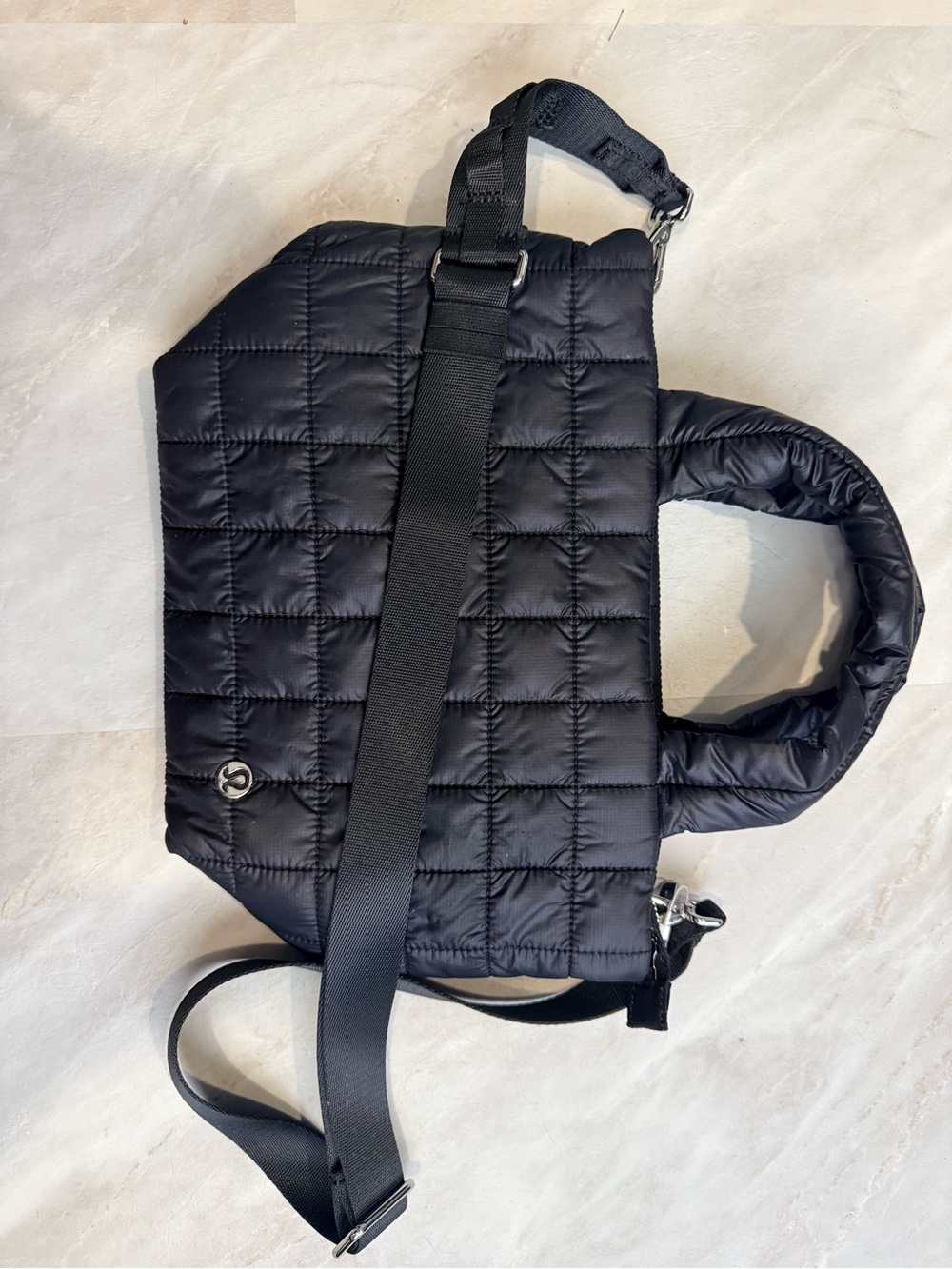 lululemon athletica Quilted Black Crossbody Tote